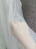 Фата обрізна довга 2 яруси молочного кольору, фото 3