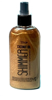 Кокосове масло Top Beauty для засмаги з шимером Shimmer Coconut Oil 200мл