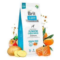 Brit Care GF Junior Large Breed Salmon and Potato-беззерновий корм з лососем для великих порід 12 кг