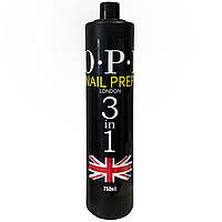 Жидкость OPI Nail Prep 3in1 (750 мл.) для обезжиривания, снятия липкого слоя и очищения кистей