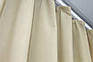 Комплект (2шт. 1,5х2,7м.) готових штор, із тканини  "Ibiza". Колір кремовий. Код 1185ш 33-0024, фото 6