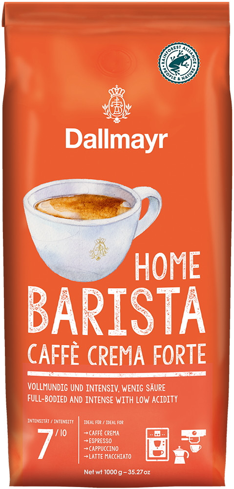 Зернова кава Dallmayr Home Barista Caffè Crema Forte 1 кг, фото 1