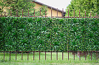 Декоративное зеленое покритые "Фитостена" 100x100см, высота 12см