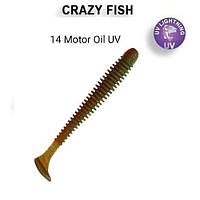 Силікон Crazy Fish Vibro worm 2.5'' 81-65-14-6 кальмар