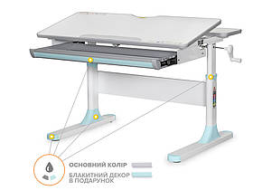 Детский стол Mealux Edmonton Multicolor BL Lite (арт. BD-610 W/MC + BL Lite)