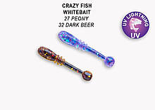 Силікон Crazy Fish Whitebait 0.8" 16-20-27-6 16-20-32-6 кальмар