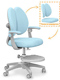 Блакитне Регульоване крісло на колесах для дитини Mealux Sprint Duo Blue (Y-412 KBL) підлокітники