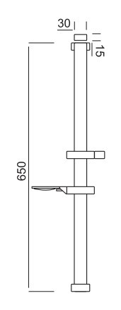 Душевая стойка с душевым комплектом (55A) ТМ AQUATICA, фото 2