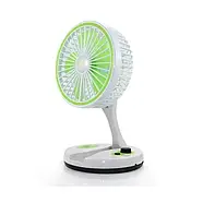 Портативний настільний вентилятор Fan з LED підсвічуванням, фото 2