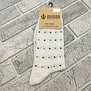 Шкарпетки чоловічі високі літо сітка р.25 (39-41) асорті точки (арт.0721) MINORA 30037980, фото 2