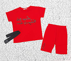 Костюм вихідний для дівчинки з поясом р. 128-152