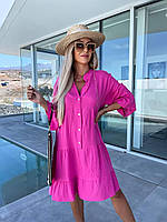 Літня жіноча сукня вільного крою в стиле Зара Тканина: американский креп Розміри 42-46, 48-52