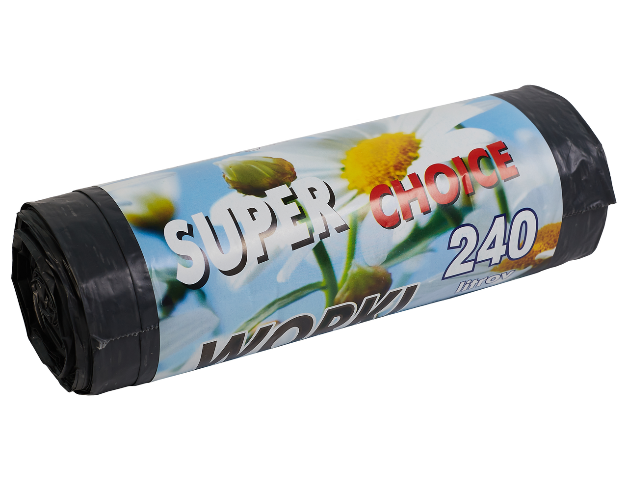 Пакети для сміття РОМАШКА Super Choice LD 240л 10шт 120х150см