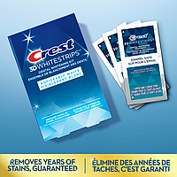 Отбеливающие полоски Crest Noticeably White Whitestrips Dental Whitening (2 тона) 1шт.(пара)