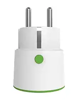 Умная розетка Tuya Zigbee 3.0 16А 3680Вт. Мониторинг потребления. Smart Life, Home Assistant, Alexa, Google