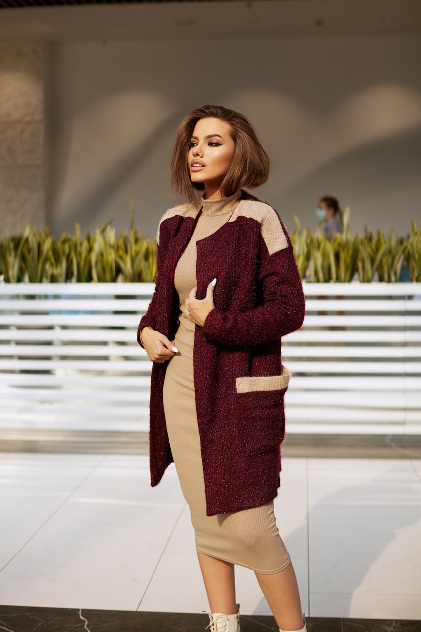 ✔️ Кардиган жіночий з ангори 42-52 розміру різні кольори, фото 1