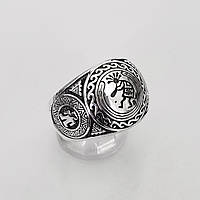 Кольцо Кокопелли серебряное бог изобилия унисекс перстень талисман амулет