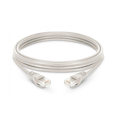 Патч-корд RJ45 3м мережний кабель для інтернету UTP CAT5e 8P8C LAN 100мб білий