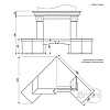 Портал для каміна (облицювання) кутовий Барбара з натурального мармуру Daino Reale, фото 6