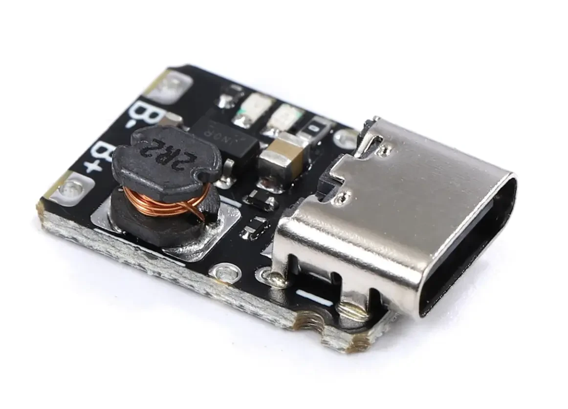 TP4057 Type-C USB 1 А 2в1 модуль заряду/розряджання Li-Ion, Li-Pol батарей, фото 1