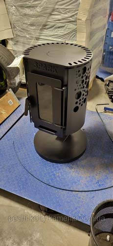 Купить Буржуйка для дачи B.k.l.100 со вторичным дожигом со стеклом 4-8 ...