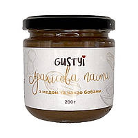 Арахисовая паста, с мёдом и какао бобами, ТМ Gustyi, 200г