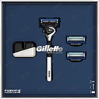 Бритва "Gillette" Fusion 5 Flexball Proglide (бритва + 3 кассеты + магнитная подставка) Подарочный набор