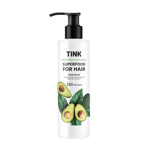 Бальзам для надання об'єму Tink Hair Balm Авокадо-Колаген 250 мл (18179Ab)