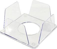 Куб для паперу "КіП" 9х9х4,5 прозорий(12)(252)