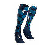 Компрессионные гольфы Compressport Full Socks Race & Recovery - UTMB 2021 Т2(39-41) Синие