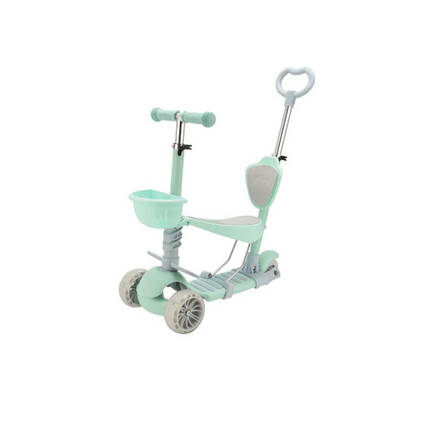 Триколісний самокат біговел Scooter 3 в 1 з батьківською ручкою 18-3 від 1 року, фото 3
