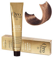 Крем-краска безаммиачная для волос Fanola Oro Therapy №7/14 Hazelnut 100 мл (3099Ab)