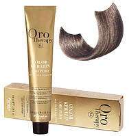 Крем-краска безаммиачная для волос Fanola Oro Therapy №8/1 Light Blonde Ash 100 мл (3106Ab)