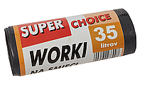 Пакеты для мусора Super Choice LUX LD 35л 15 шт 50х60 см