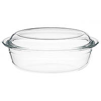Форма для випічки з кришкою Ardesto Black Mars (33х19.8х13.2см) овальна, скло (AR2408BG)