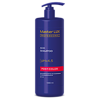 Шампунь кислотный з дозатором Master LUX Professional Acid Shampoo Post Color 1000 мл (19248Ab)