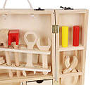 Набір дитячих інструментів дерев'яний у валізці Kruzzel, фото 9