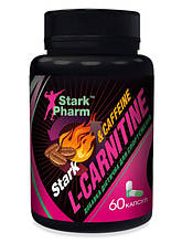 Жироспалювач Stark Pharm L-Carnitine & Caffeine 560 мг 60 капс