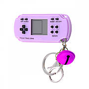 Портативна ігрова консоль Keychain Tetris 23 games purple