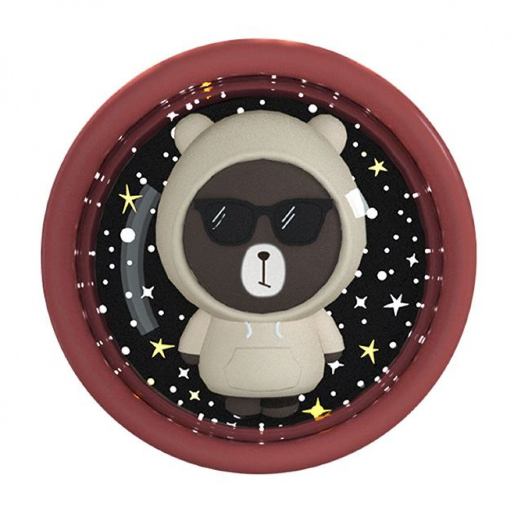 Ароматизатор-освіжувач повітря автомобільний Space Bear brown