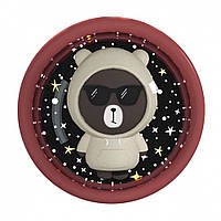 Ароматизатор пахучка в машину на дефлектор в авто Space Bear brown