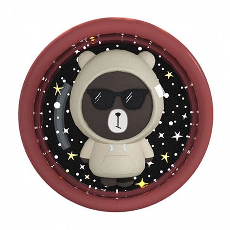 Ароматизатор-освіжувач повітря автомобільний Space Bear brown, фото 2