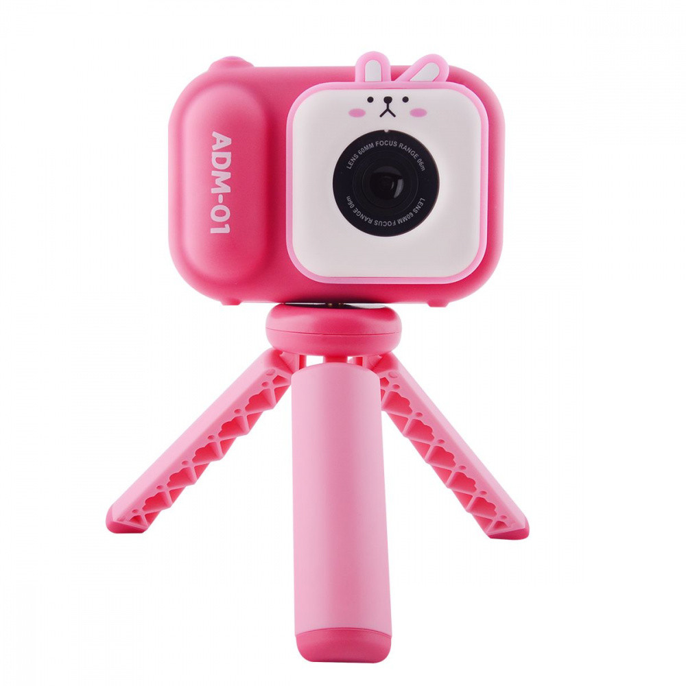 Дитячий фотоапарат S11 зі штативом pink