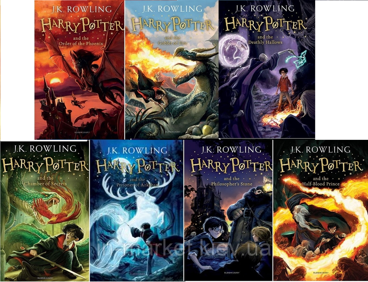 Harry Potter Комплект з 7 книг (Гаррі Поттер) Joan Kathleen Rowling, фото 1