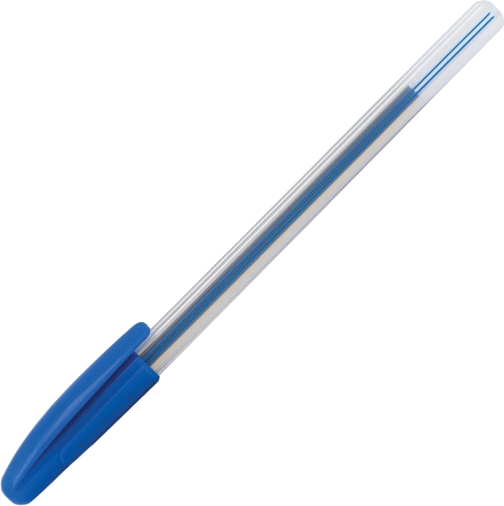Ручка масляная (0.7 мм, синяя) EconoMix Line E10196-02 - фото 1 - id-p1858211380