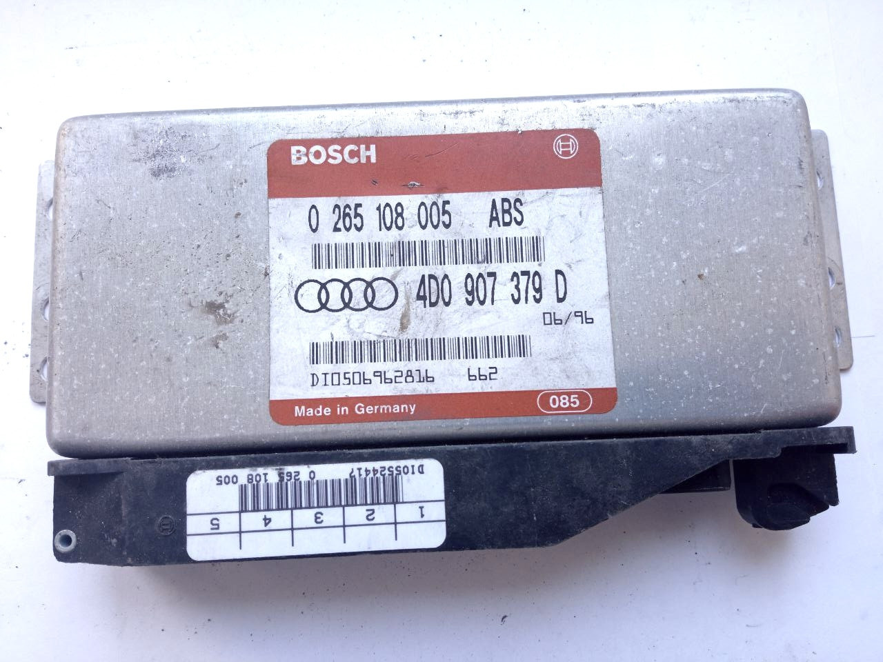 Електронний блок керування abs 0265108005 / 4D0907379D / 0 265 108 005, фото 1