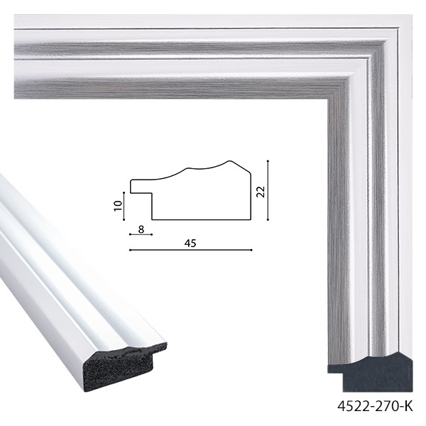 срібна багетна рама