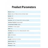 Кабель Vention USB - micro USB Type-B (M/M), PVC, Round nickel-plated, 0.5 м, Black (COPBD), фото 3