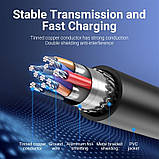 Кабель Vention USB - micro USB Type-B (M/M), PVC, Round nickel-plated, 0.5 м, Black (COPBD), фото 7