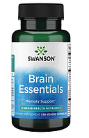 Комплекс для мозговой деятельности и улучшения памяти(Brain Essentials) от Swanson, 60 капсул